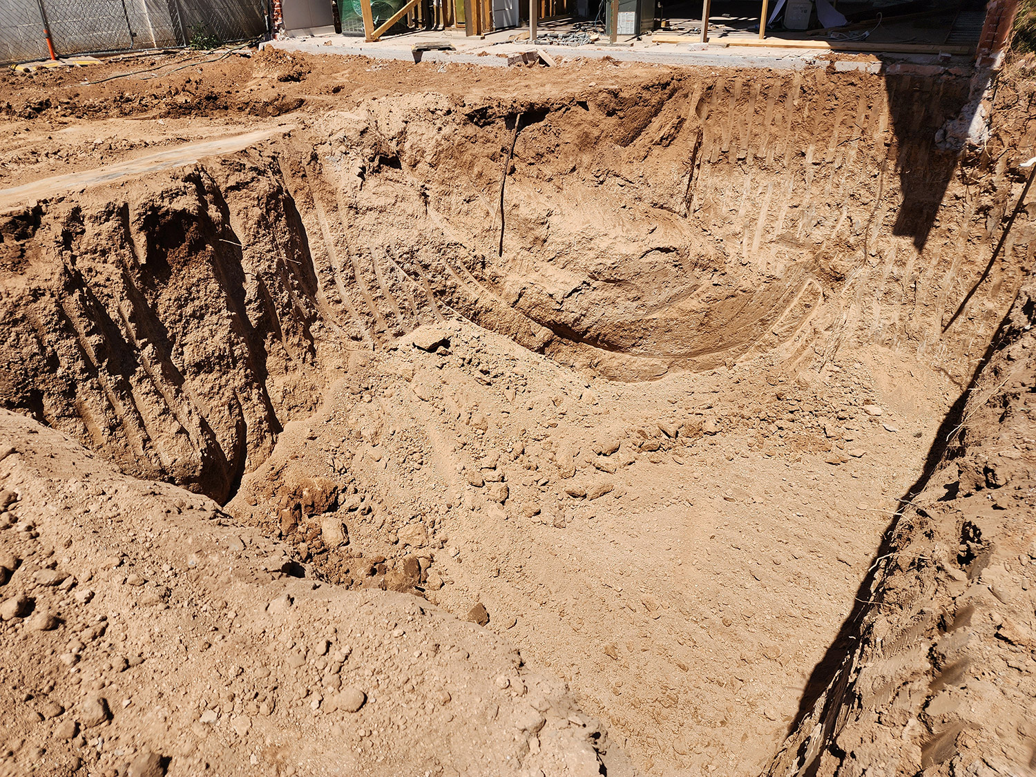 Basement excavation process in Phoenix