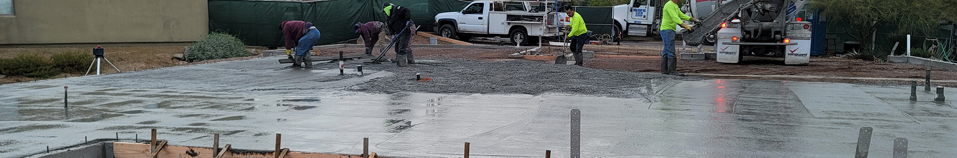 Concrete foundation and concrete footings contractor